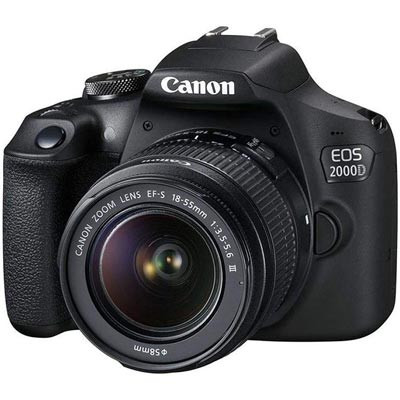 Canon EOS 2000D (Rebel T7) DSLR Camera